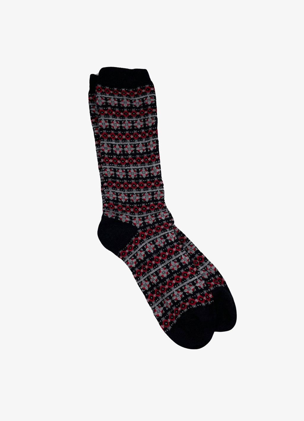 Tey Art Alpaca Baltic Stripe Geometric Designed Socks – Details Direct