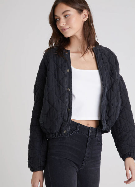 Bella Dahl Quilted Bomber Jacket