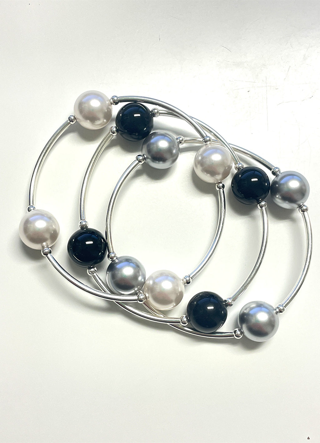 Blessing Bracelet Classic Pearl Stack - Larger Bead – Details Direct