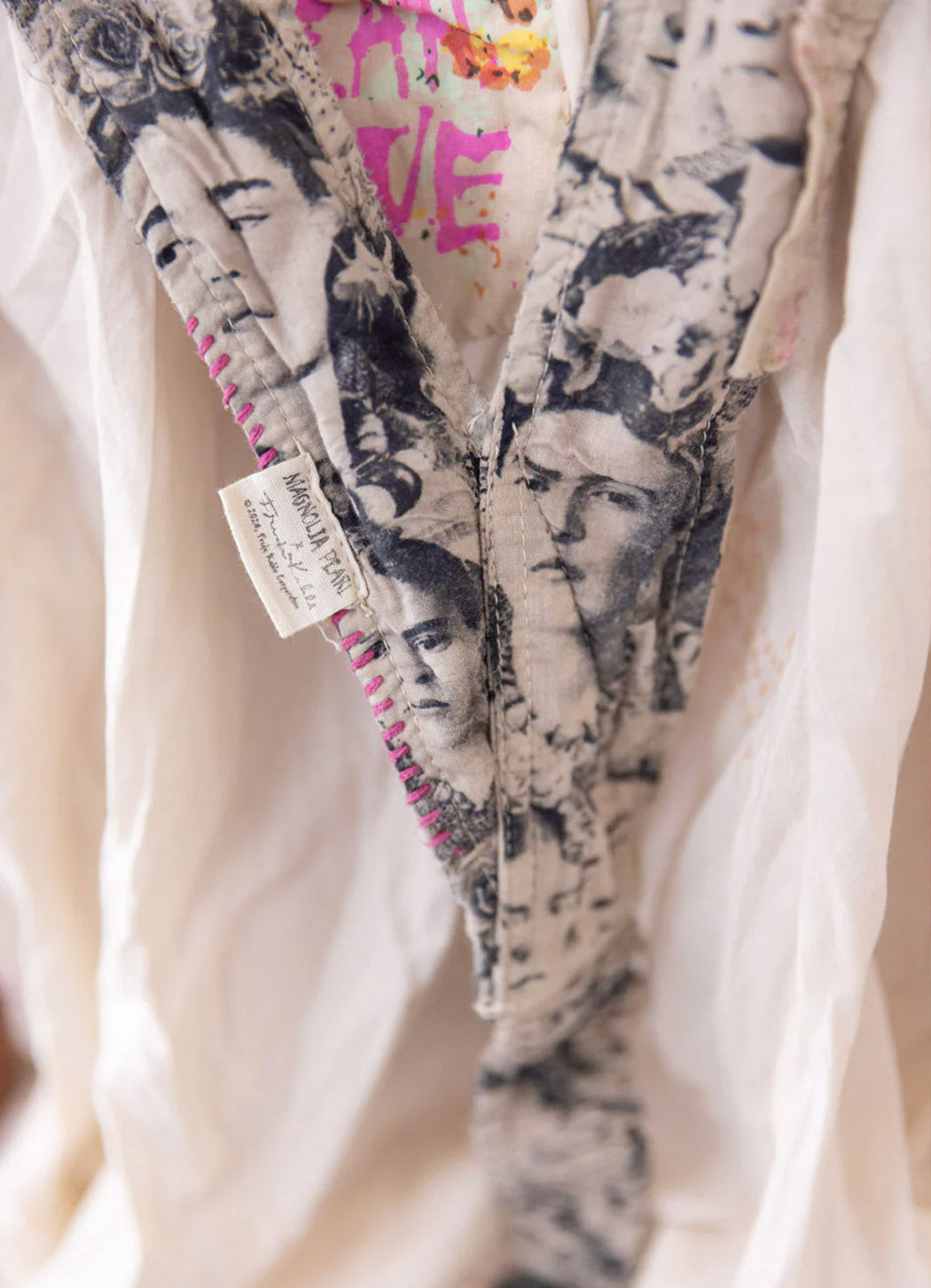 Magnolia Pearl Mural Frida Suspenders