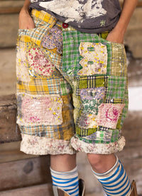 Magnolia Pearl Patchwork Miner Shorts