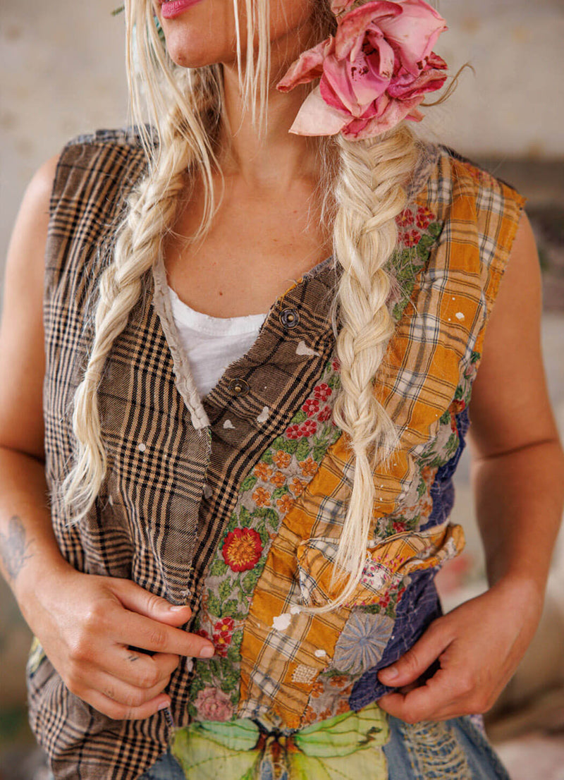 Magnolia Pearl Patchwork Andriy Vest