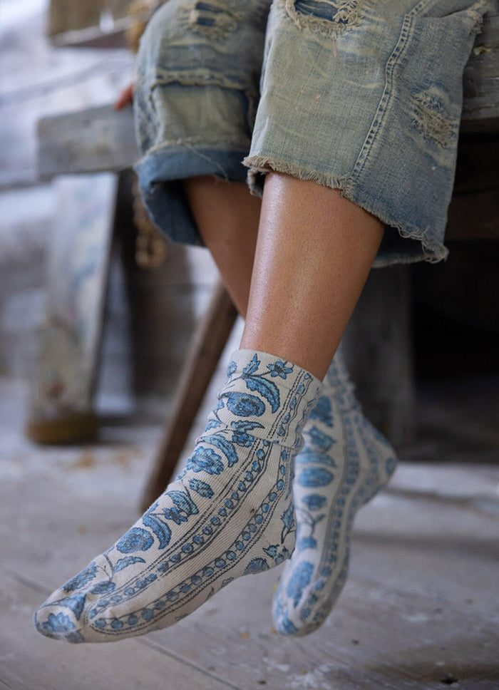 Magnolia Pearl Blockprint MP Socks