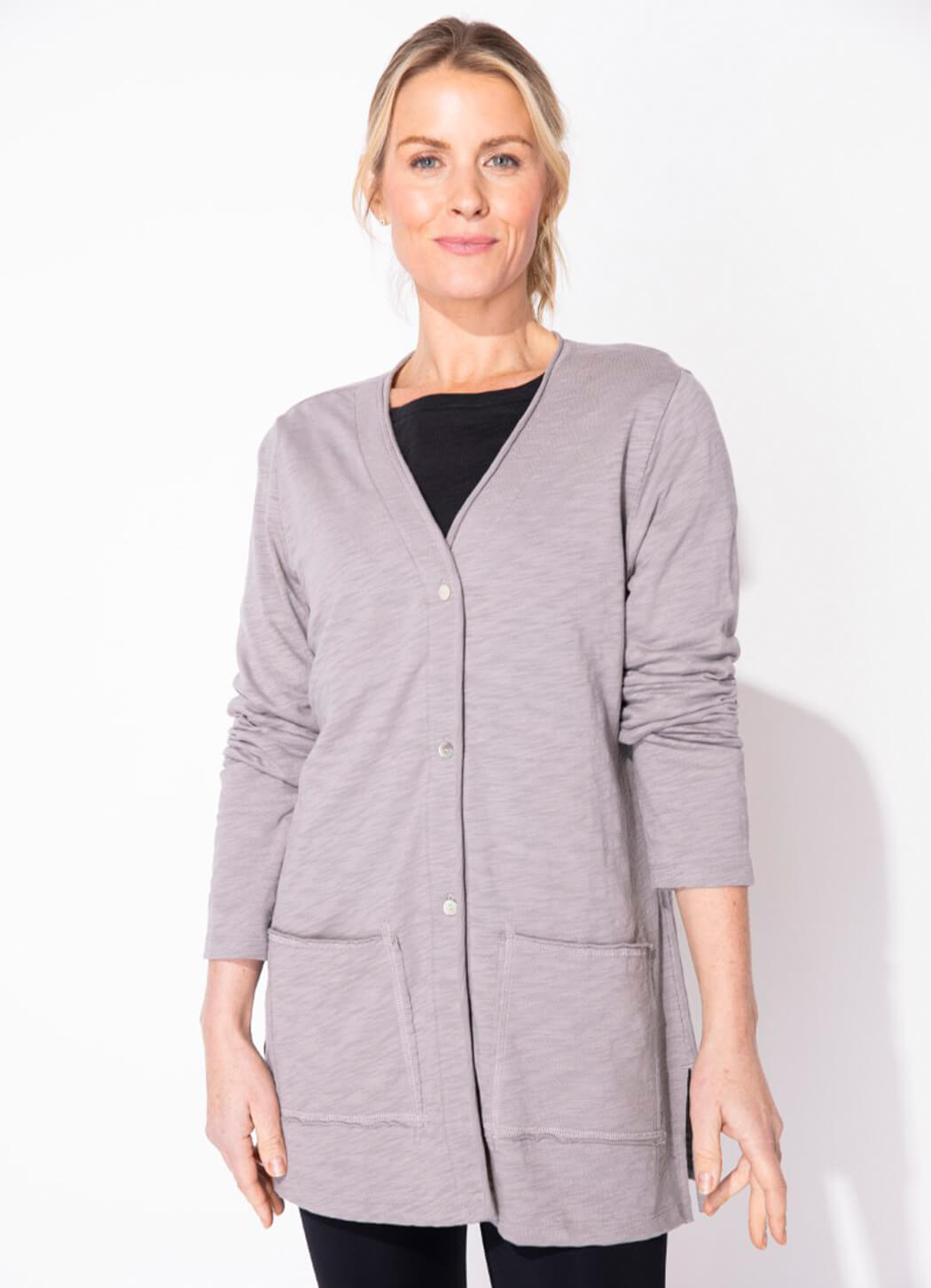 Escape Roll Front Pocket Cardigan