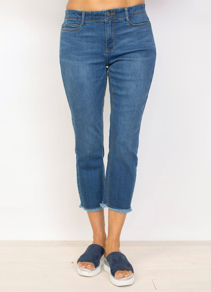 Habitat Stretch Denim Capri Jean