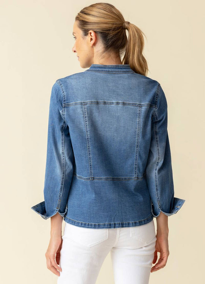 Habitat Stretch Denim Moto Jacket