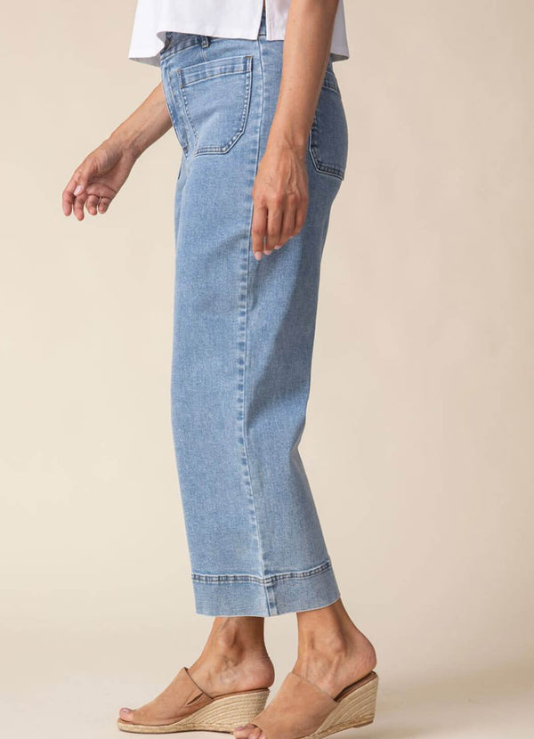 Habitat Stretch Denim Wide Leg Crop