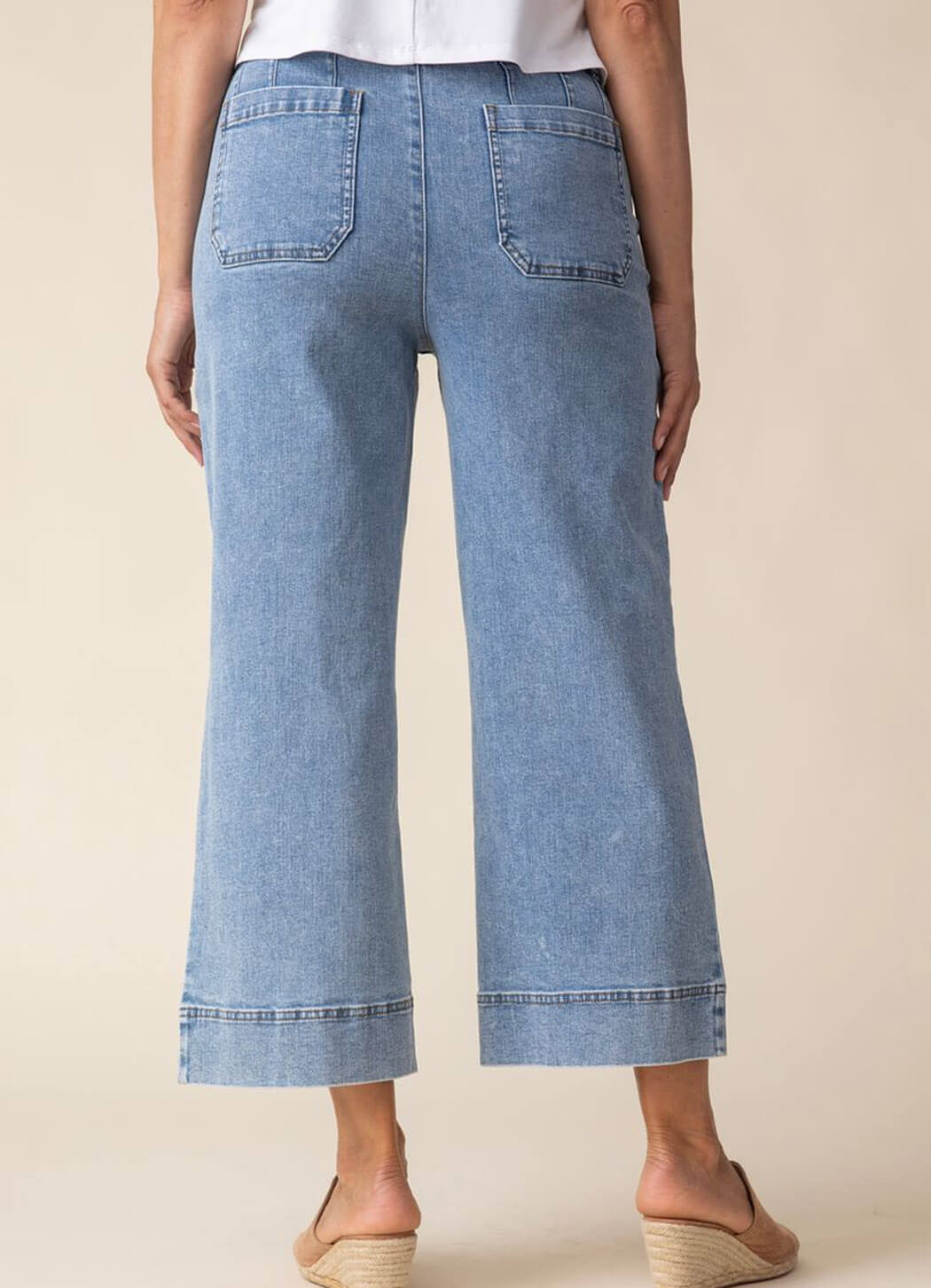 Habitat Stretch Denim Wide Leg Crop