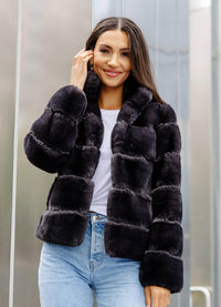 Fabulous Furs Faux Fur Posh Jacket