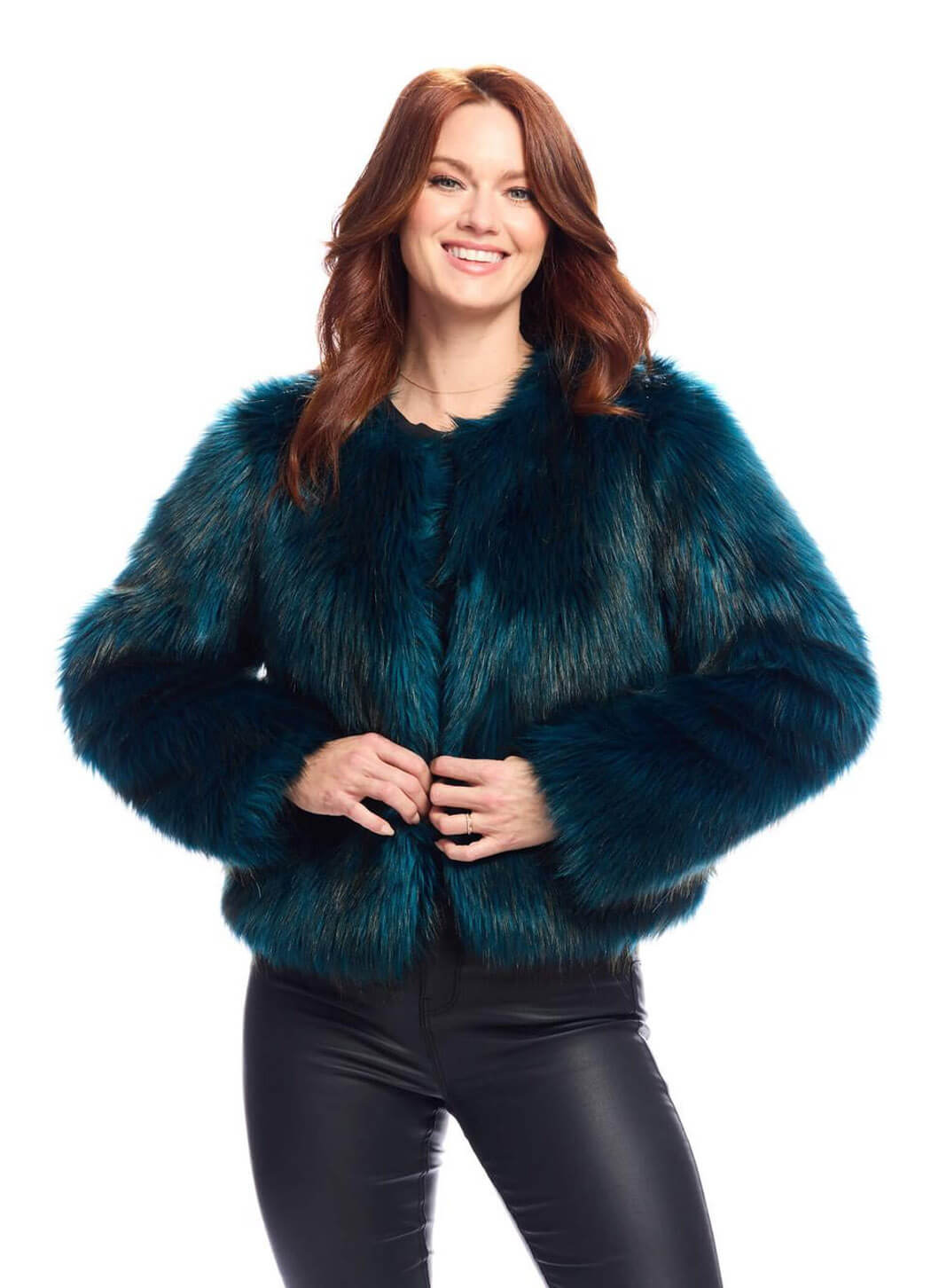 Fabulous Furs Fox Faux Fur Happy Hour Jacket