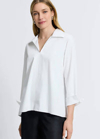 Foxcroft Agnes Long Sleeve Stretch Shirt