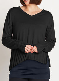 Planet Cropped V Neck Sweater