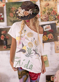 Magnolia Pearl Flight Flowers Frida Tee