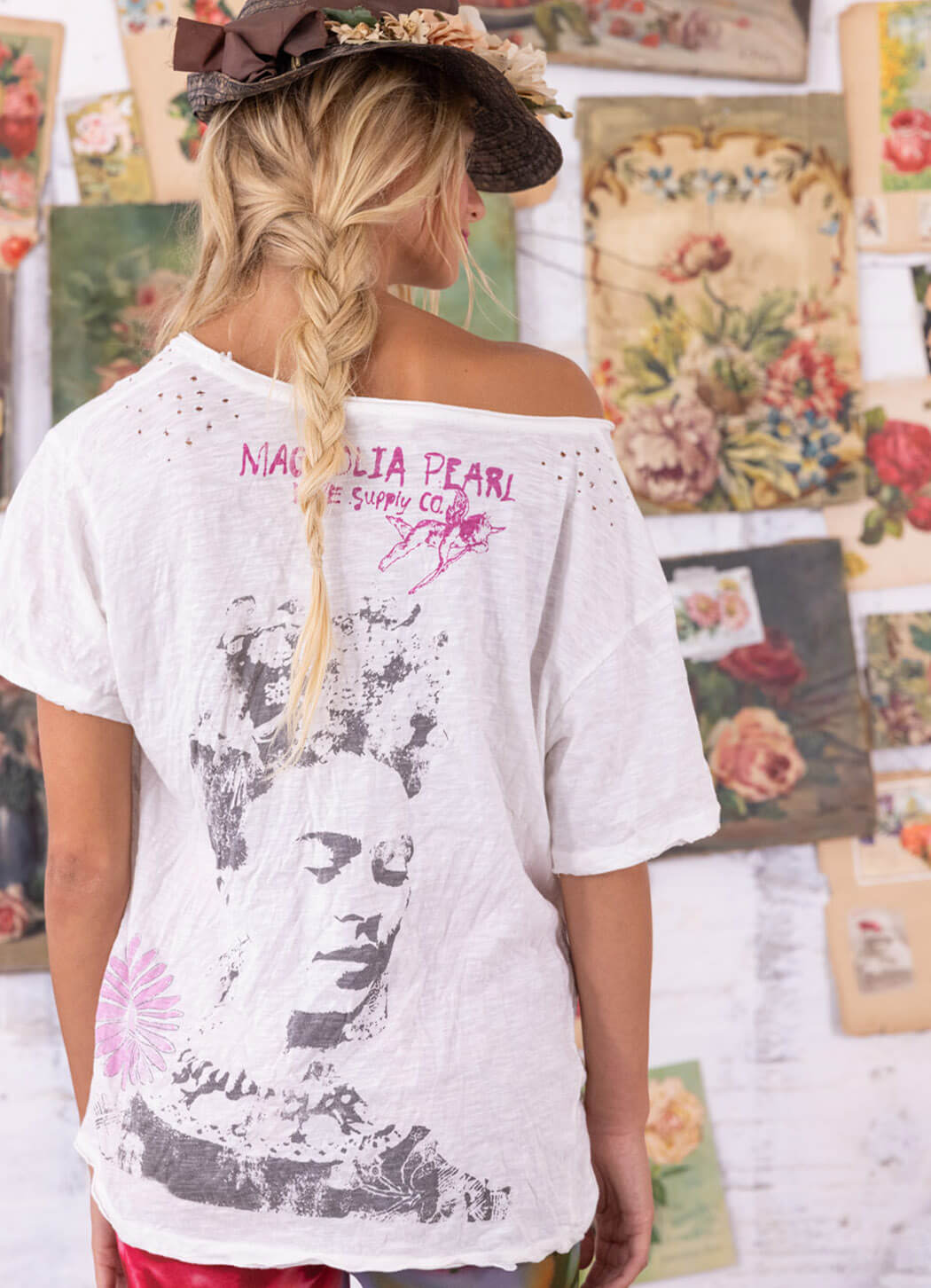 Magnolia Pearl Flight Flowers Frida Tee