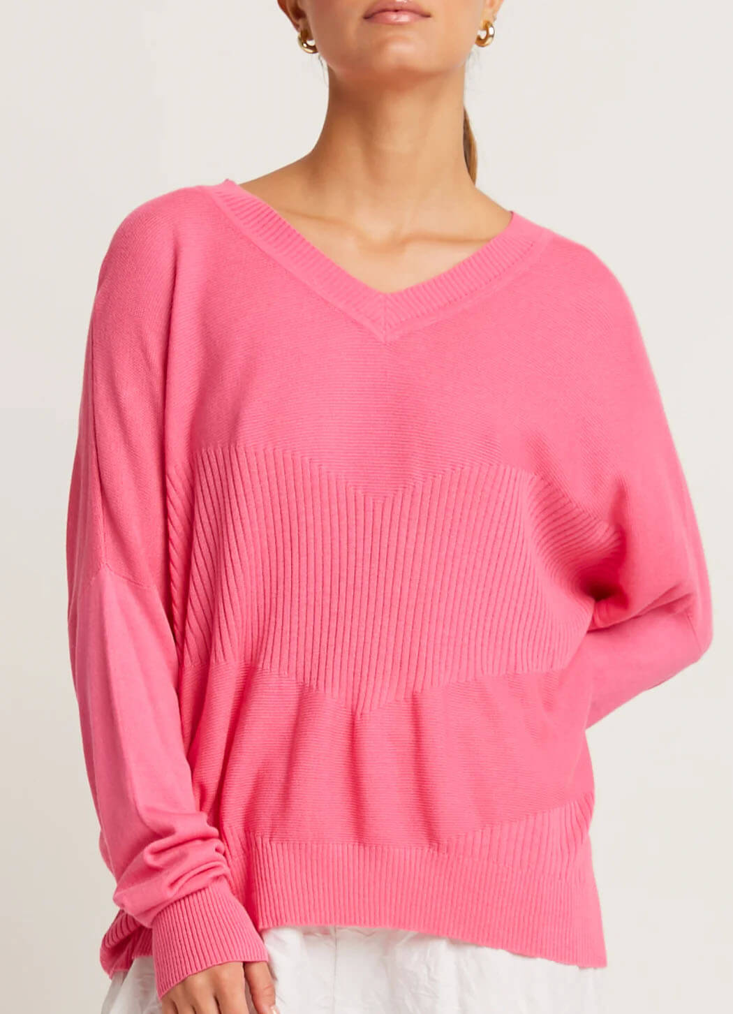 Planet Summer V Neck Sweater