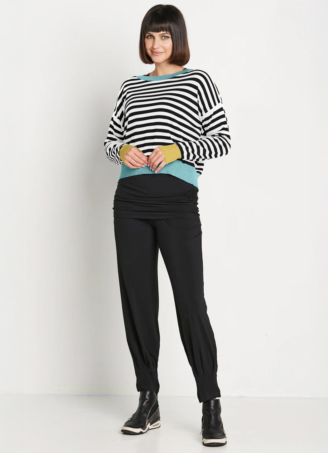 Planet Stripes Crewneck Sweater