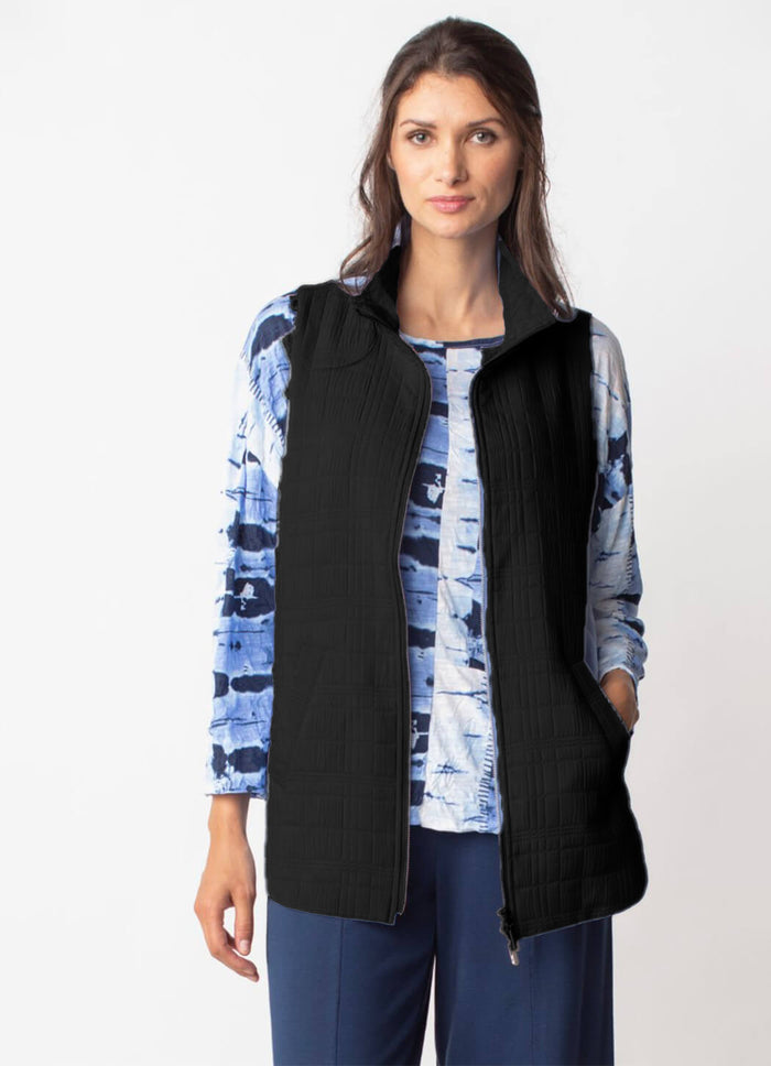 Liv Quilt Side-Zip Vest