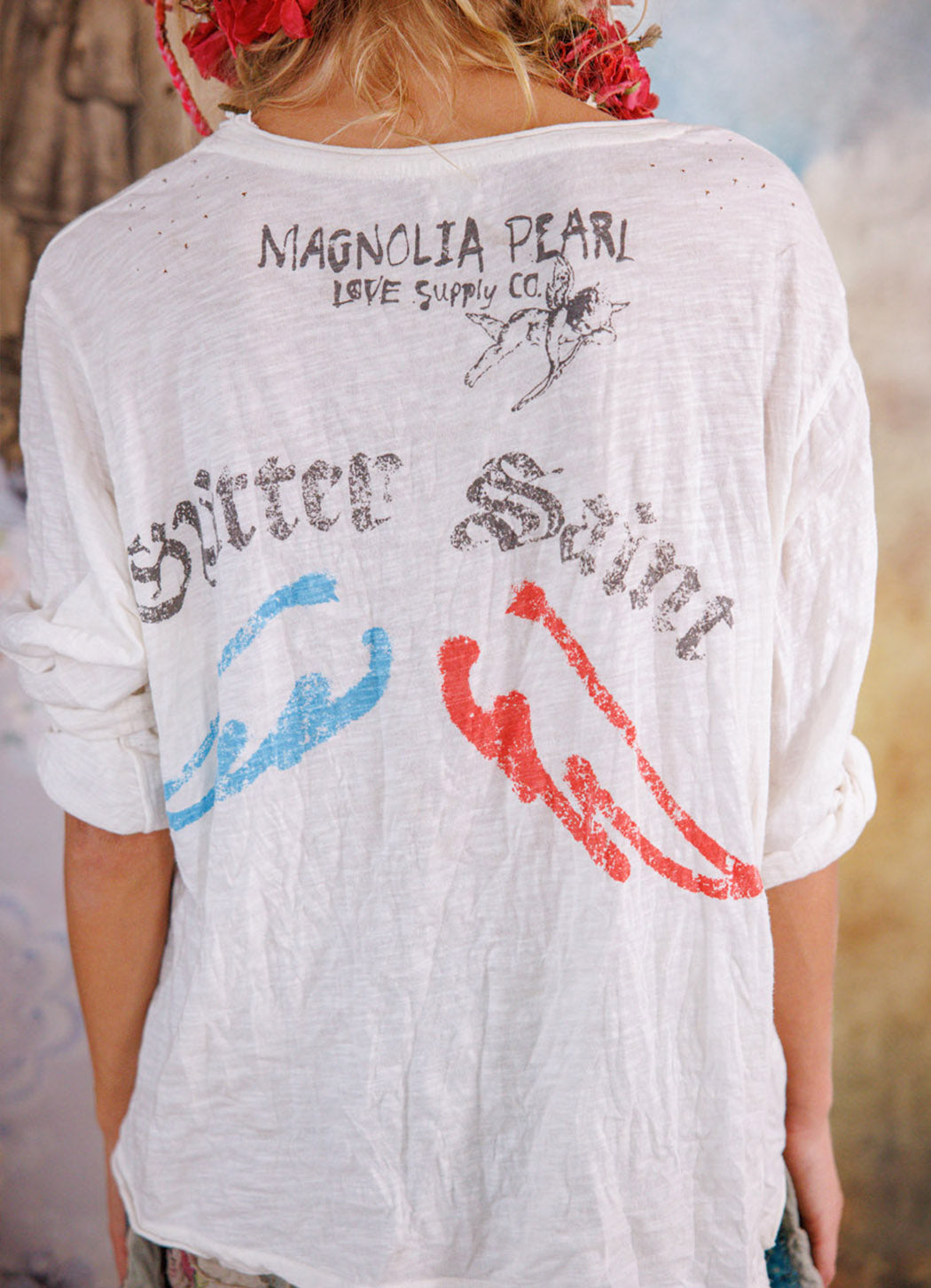 Magnolia Pearl Glitter Saint Viggo Tee