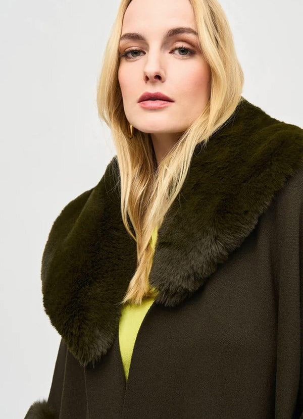 Joseph Ribkoff Faux Fur Cape