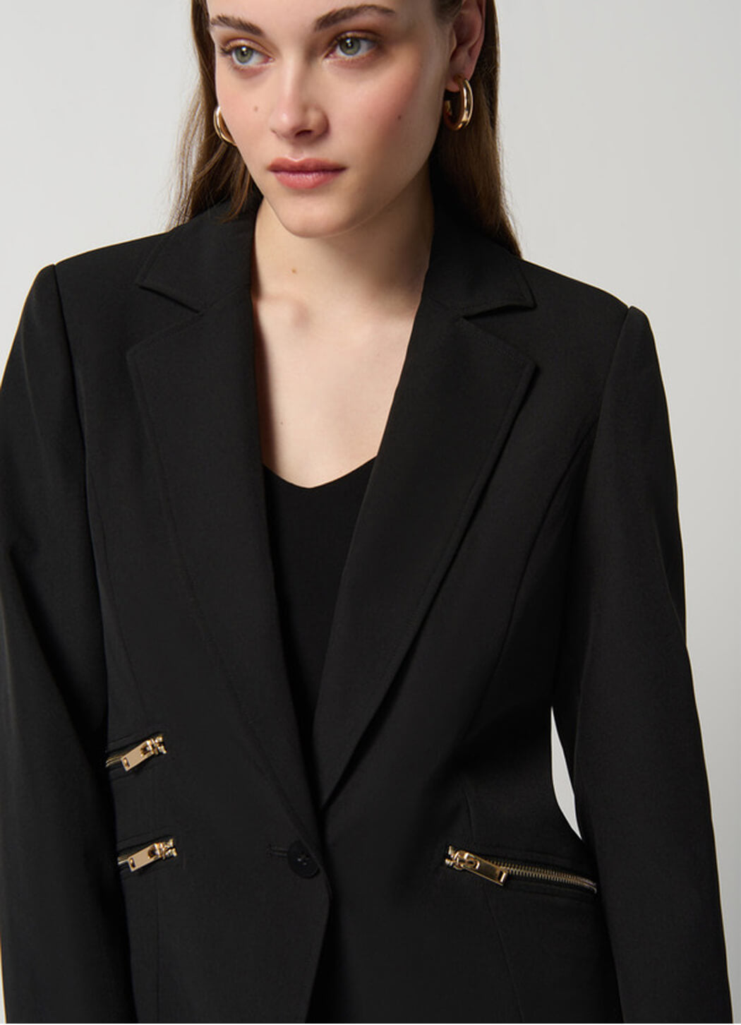 Zip clearance blazer womens