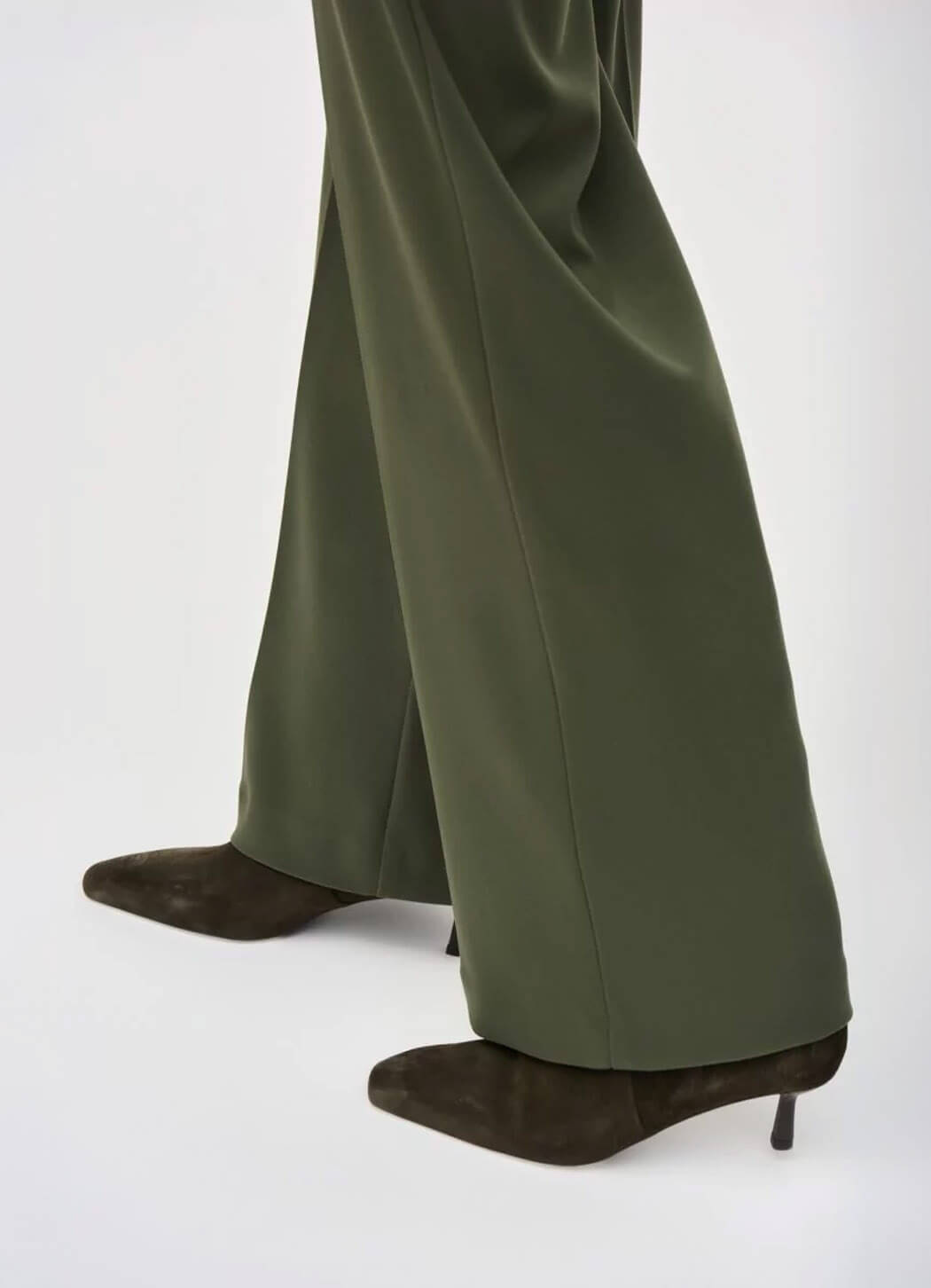 Joseph Ribkoff Wide-Leg Pull-On Pants Iguana