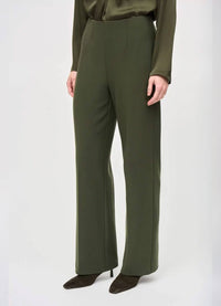 Joseph Ribkoff Wide-Leg Pull-On Pants Iguana