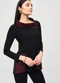 Joseph Ribkoff Cowl Neck Tunic