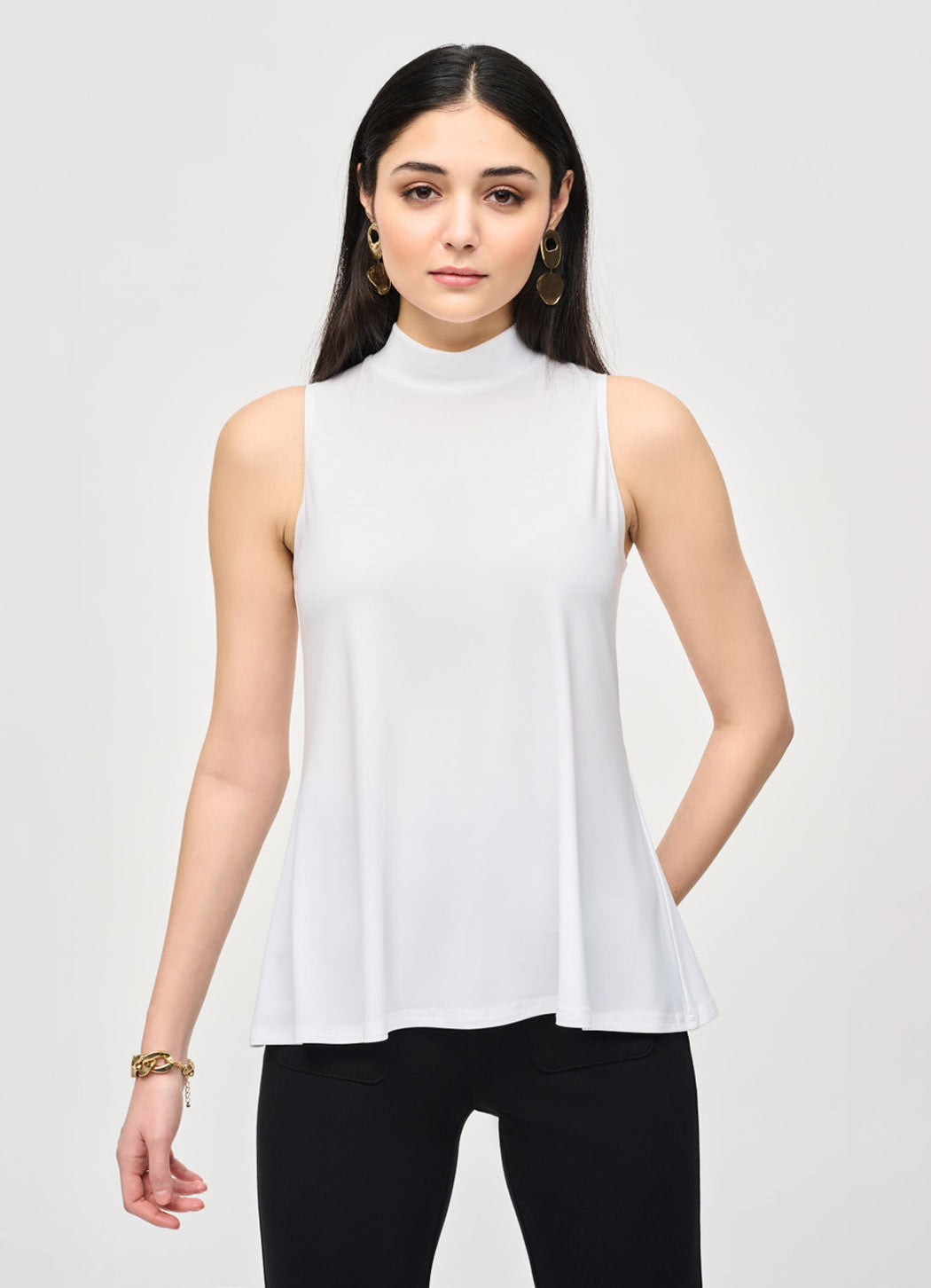 Joseph Ribkoff Fit & Flare Sleeveless Top