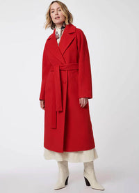 Bernardo Icon Belted Wool Coat