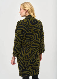 Joseph Ribkoff Embossed Jacquard Knit Cover Up