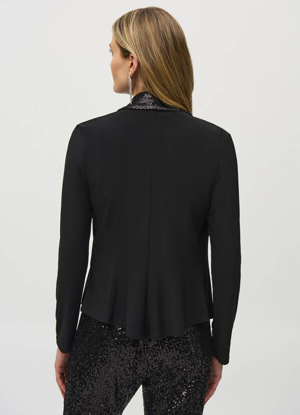 Jospeh Ribkoff Sequin Shawl Collar Blazer