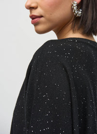 Joseph Ribkoff V Neck Glitter Pullover