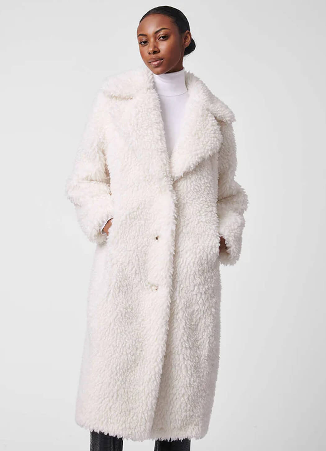 Lightweight faux fur coat hotsell