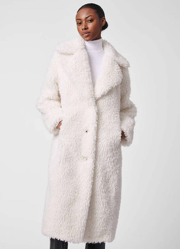 Bernardo Modern Cloud Faux Fur Coat