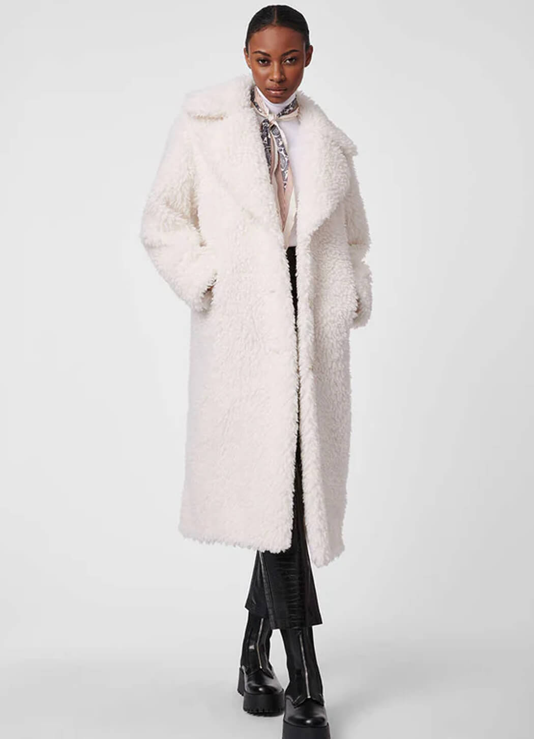 Bernardo faux fur coat on sale