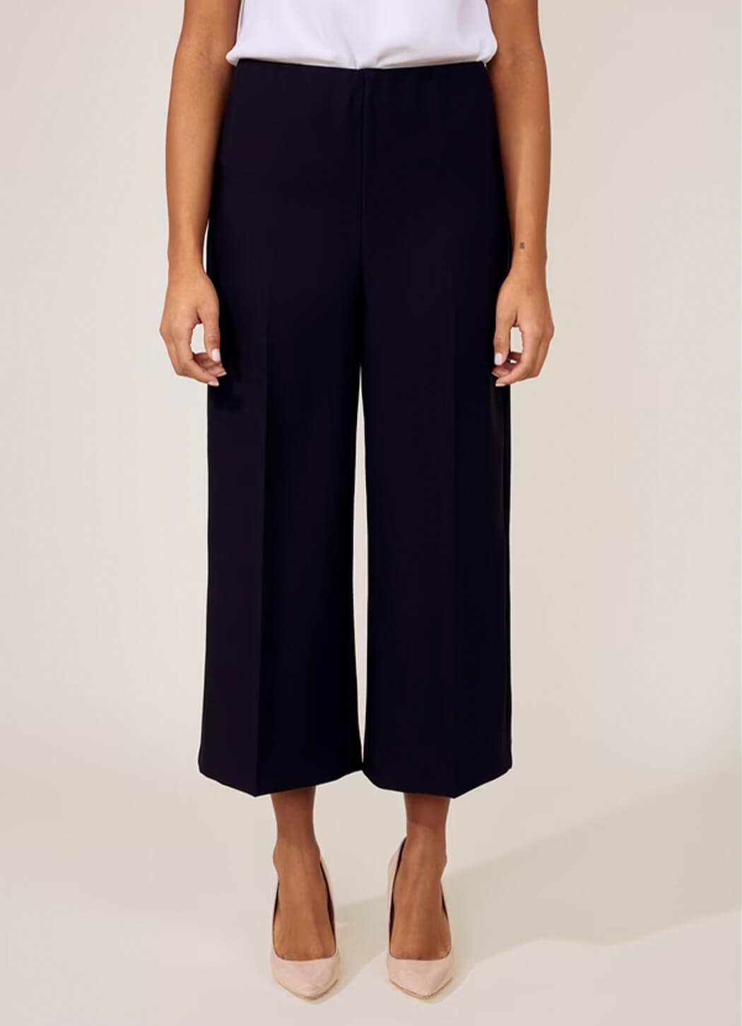 Joseph Ribkoff Lux Twill Pull-On Culotte Pants