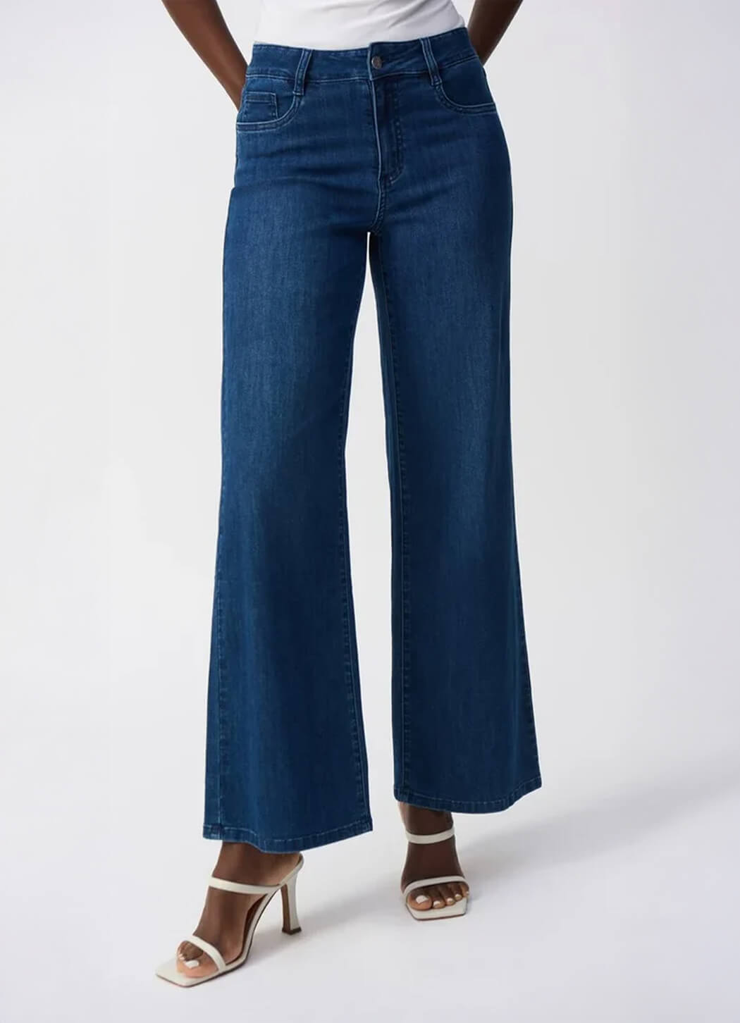 Joseph Ribkoff Classic Wide-Leg Stretch Jeans