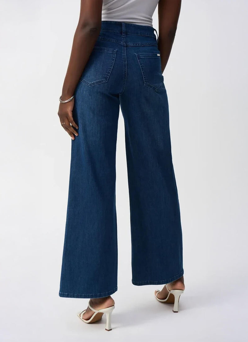 Joseph Ribkoff Classic Wide-Leg Stretch Jeans