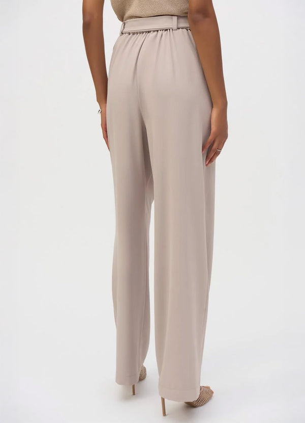 Joseph Ribkoff Wide-Leg Pull-On Pant with Belt