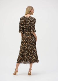 Joseph Ribkoff Chiffon Animal Print Dress