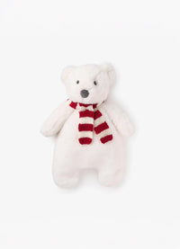 Elegant Baby Snowball the Polar Bear Snuggler With Gift Box