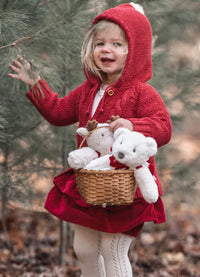 Elegant Baby Snowball the Polar Bear Snuggler With Gift Box