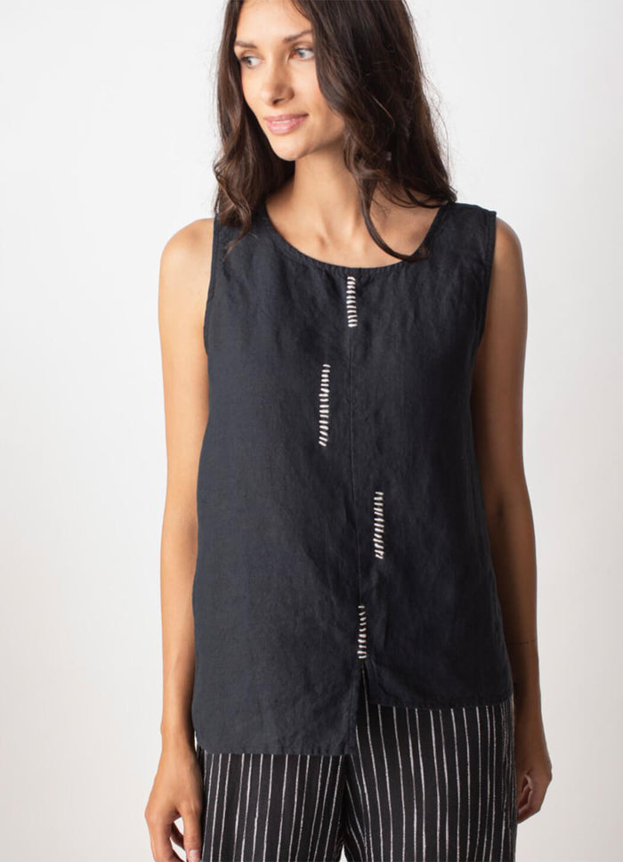 Liv Linen Stitch Tank