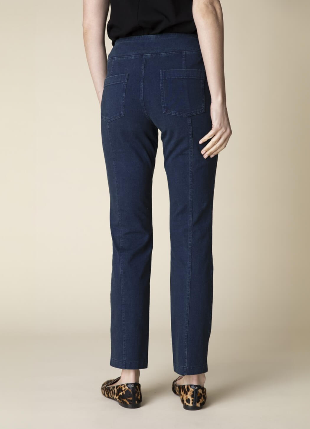 Habitat Denim Wash Knit Seamed Pocket Pant