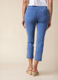 Habitat Stone Wash Cotton Capri Knit Jean