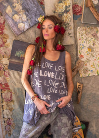 Magnolia Pearl Love Amor Paz Tank