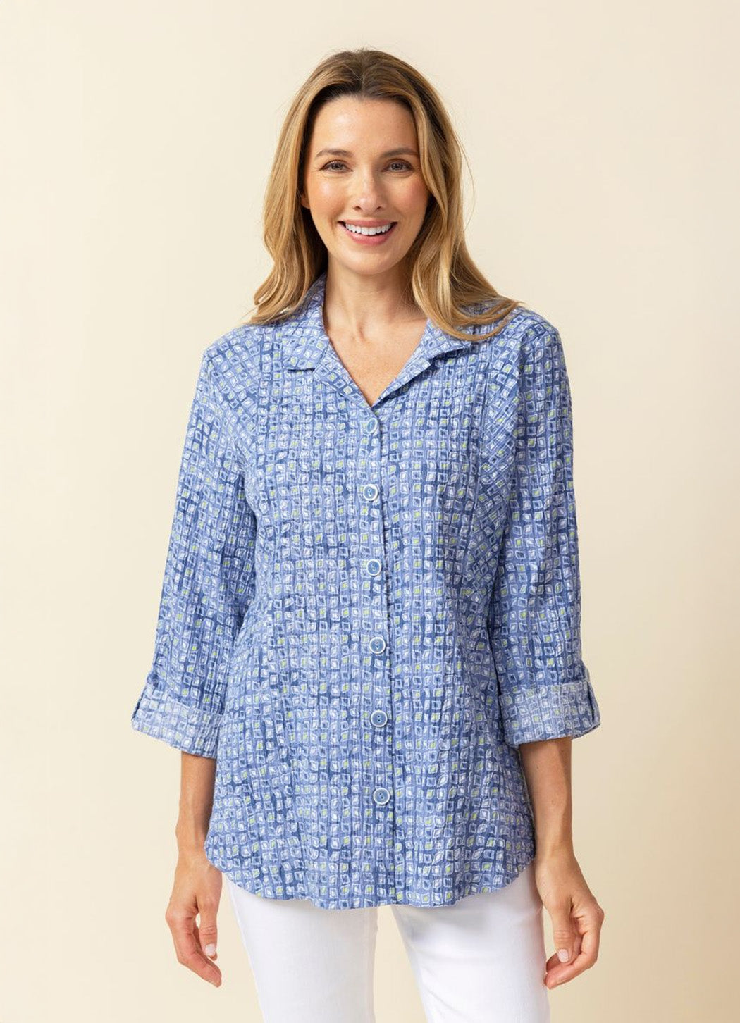 Habitat Crinkle Cotton Miami Boyfriend Tunic