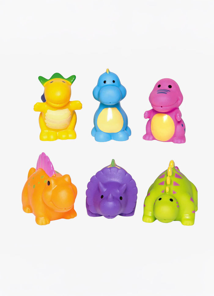 Elegant Baby Dinosaur Party Squirtie Baby Bath Toys