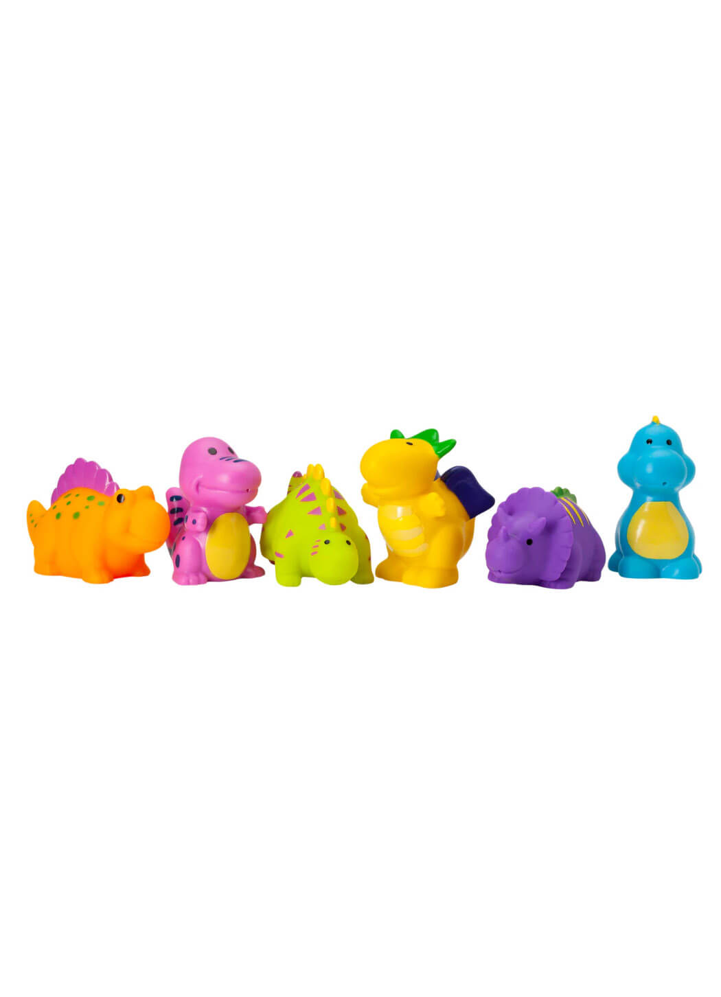 Elegant Baby Dinosaur Party Squirtie Baby Bath Toys