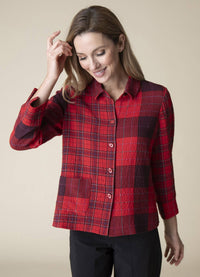 Habitat Girl Gone Plaid Shaped Shirt